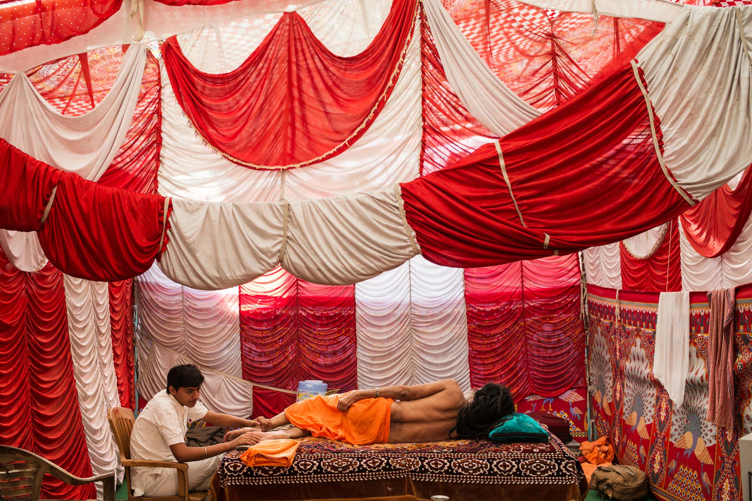 Kumbh Mela Devotion, Ujjain, India, 2016. 